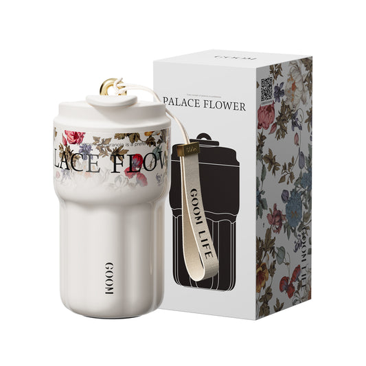 LIMITED EDITION - GOOM [POP] 18oz Tumbler with Lid and Straw - Floral Reverie